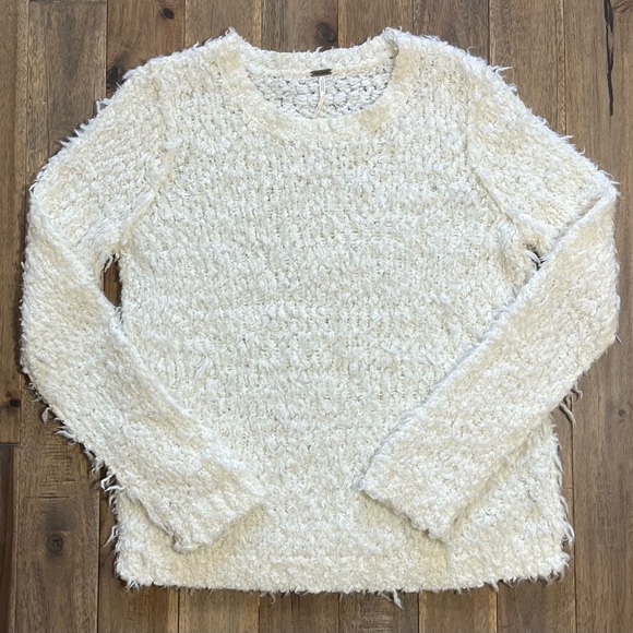 Free People Sweaters - Free People September Song Polar Bear Sweater
Cream Cozy Fuzzy Large EUC